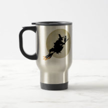 Sorcière et chat tasse