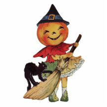 Sorcière vintage de Pumpkinhead Photo En Relief