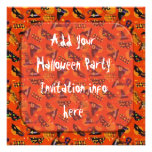 Sorcières d'invitations de partie de Halloween