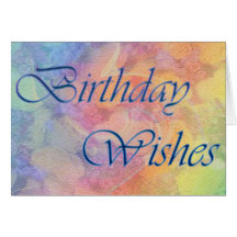 Souhaits d'anniversaire cartes de vœux