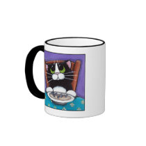 Soupe à queue de poissons - tasse de chat