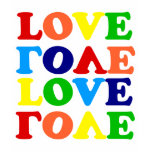 Soupe Valentine à alphabet d'arc-en-ciel d'amour T-shirts