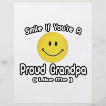 Souriez si vous êtes un grand-papa fier (comme moi prospectus personnalisés