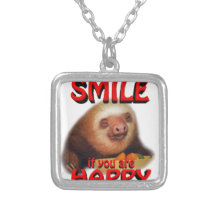 sourire si vous êtes heureux collier