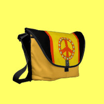 Sourires pour la paix - sac messenger zéro sacs messenger