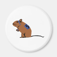 Souris - gerbille aimant pour réfrigérateur