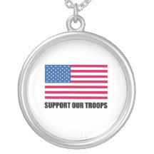 Soutenez nos troupes (2) collier personnalisé