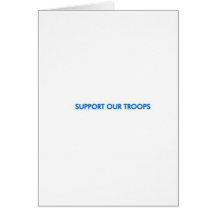 Soutenez nos troupes carte de vœux