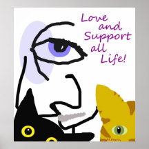 Soutenez toute la vie affiches