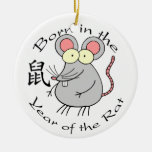 Soutenu par année de l'ornement (chinois) de rat
