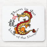 Soutenu par année du dragon (chinois) tapis de souris
