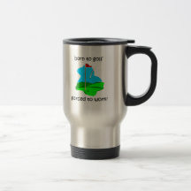 soutenu pour jouer au golf obligatoire pour travai tasse