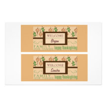 Souvenir de thanksgiving papier à lettre personnalisable