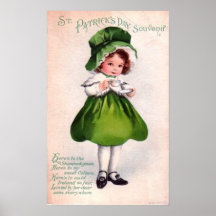 Souvenir du jour de St Patrick Affiche