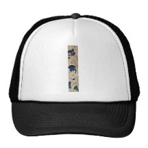 Souvenirs de Zoshigaya par Kitagawa, Utamaro Casquettes