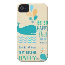 Soyez cas heureux de l'iPhone 4 de baleine ! Coques iPhone 4