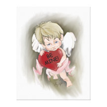 Soyez copie de toile enveloppée par Valentine de m Toile Tendue