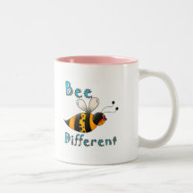 Soyez différent repéré gaffent l'abeille mug