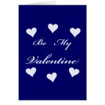 soyez mon valentine carte de vœux