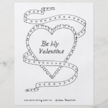 Soyez mon Valentine Prospectus Personnalisés