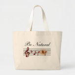Soyez musique naturelle Fourre-tout Sac En Toile
