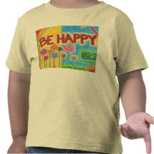 Soyez T-shirt heureux d'enfants