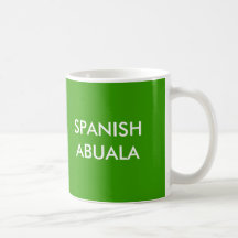 SPANISHABUALA MUGS À CAFÉ