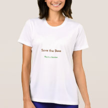 Sparen de Bijen, plant een Tuin Tshirt