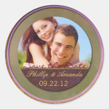 Sparen de moderne datumlente sticker