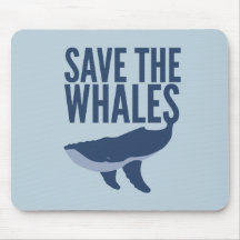 Sparen de Walvissen Mousepad Muis Mat