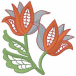 Speciaal Mamma met Bloemen Openwork Geborduurd Trainingsjack