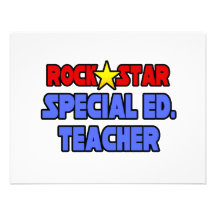Special Ed de vedette du rock. Professeur Faire-parts