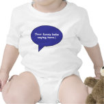 speechbubble01indigo01 t-shirts