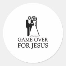 Spel over voor Jesus Stickers