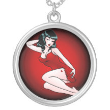 Speld op het Ketting Retro Betty Art Jewelry Gifts