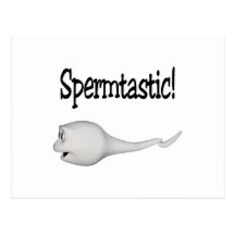 Spermtastic ! carte postale