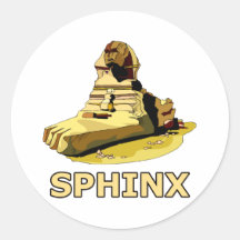 Sphinx de l'Egypte Autocollants