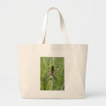 Spin met prooi canvas tas