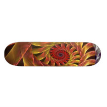 Spirale brillante plateau de planche à roulettes