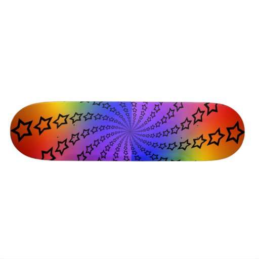 Spirale d'étoile : Planche à roulettes faite sur c