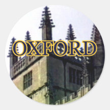 Spiralen 1 van de Bouw van Oxford Engeland 1986 Ronde Stickers