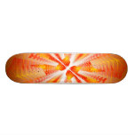 Spirales psychédéliques oranges : Planche à roulet