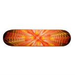 Spirales psychédéliques oranges : Planche à roulet
