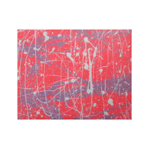 Splat Stretched Canvas Prints