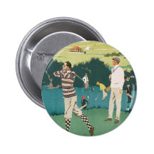 Sport jouant au golf de golfeurs de voyage de golf badge