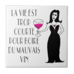 Spreuk van Vixen van de wijn Slechte Franse het ee Geboortetegels