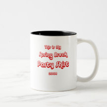 SpringBreakPartyShirtred Mugs À Café