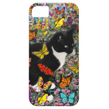Sproeten in Vlinders - het Kat van de Smoking Case-Mate iPhone 5 Hoesje
