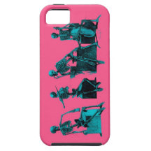 squelettes jouant des instruments coques iPhone 5