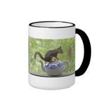 Squirrel and Teapot tasses